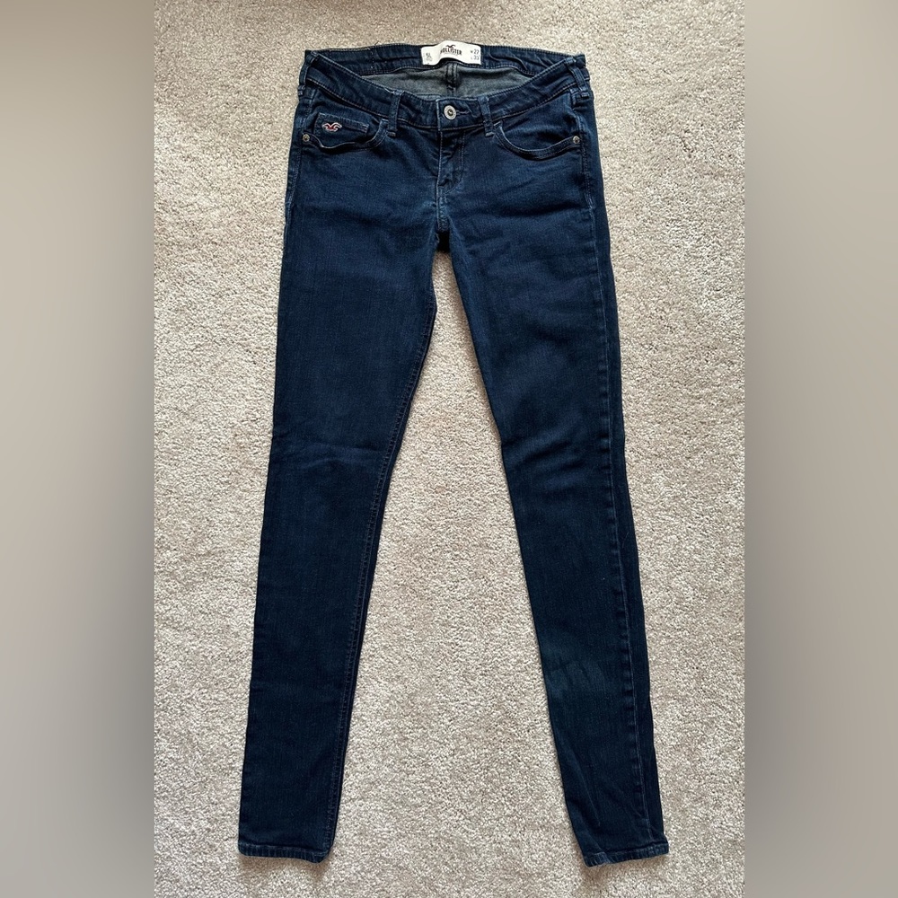 Hollister Dark Rinse stretch jeans size 5L 27/33